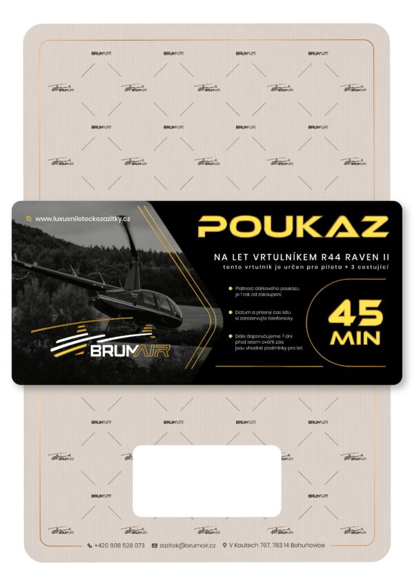 Dárkový voucher na vyhlídkový let 45 min - Image 2